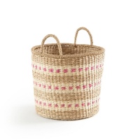 Корзина Круглая из морского тростника Azzu единый размер бежевый LA REDOUTE INTERIEURS  фото, kupilegko.ru